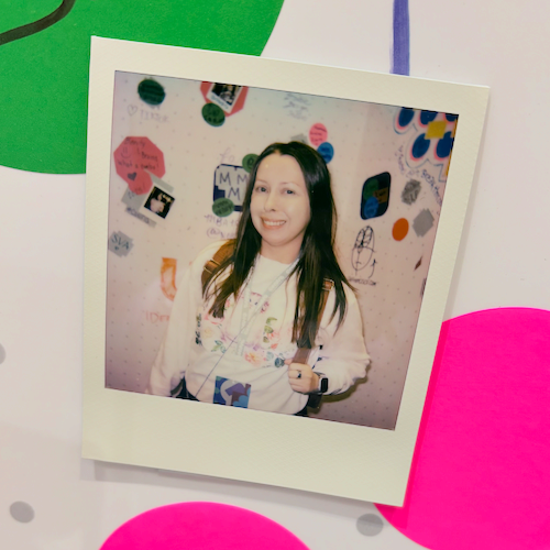 Polaroid photo of Crystal Finch